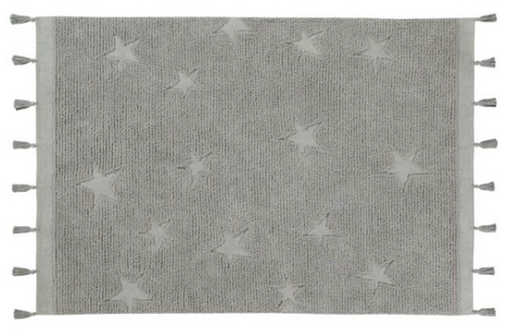 Tapete Hippy Star Gris
